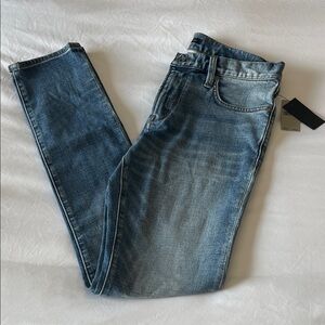 New - John Varvatos Star USA Matchstick Skinny Narrow Jeans in Summer Sky